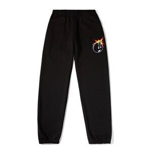 The Hundreds “Adam Bomb” Chenille Patch Black Sweatpants Men SZ S NWT